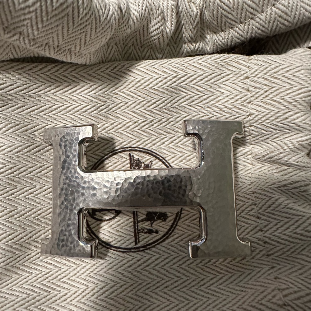 Hermes belt and buckle